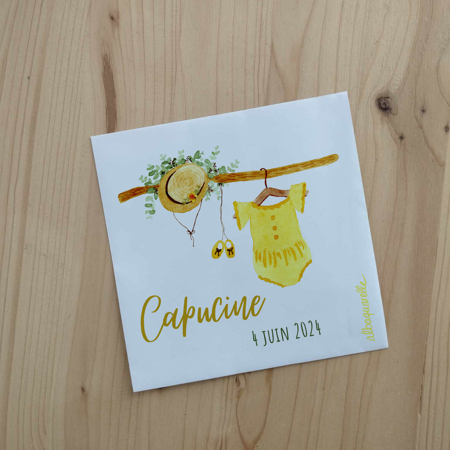 Faire part de Naissance Capucine – Image 2