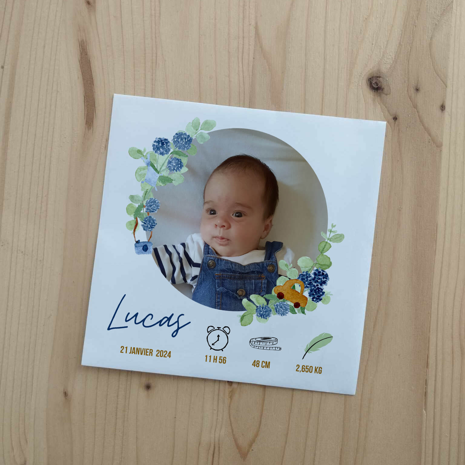 Faire part de Naissance Lucas – Image 3