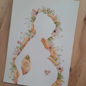 Affiche femme enceinte