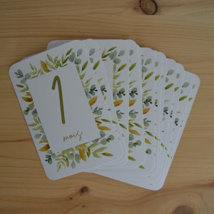 Cartes étapes végétales