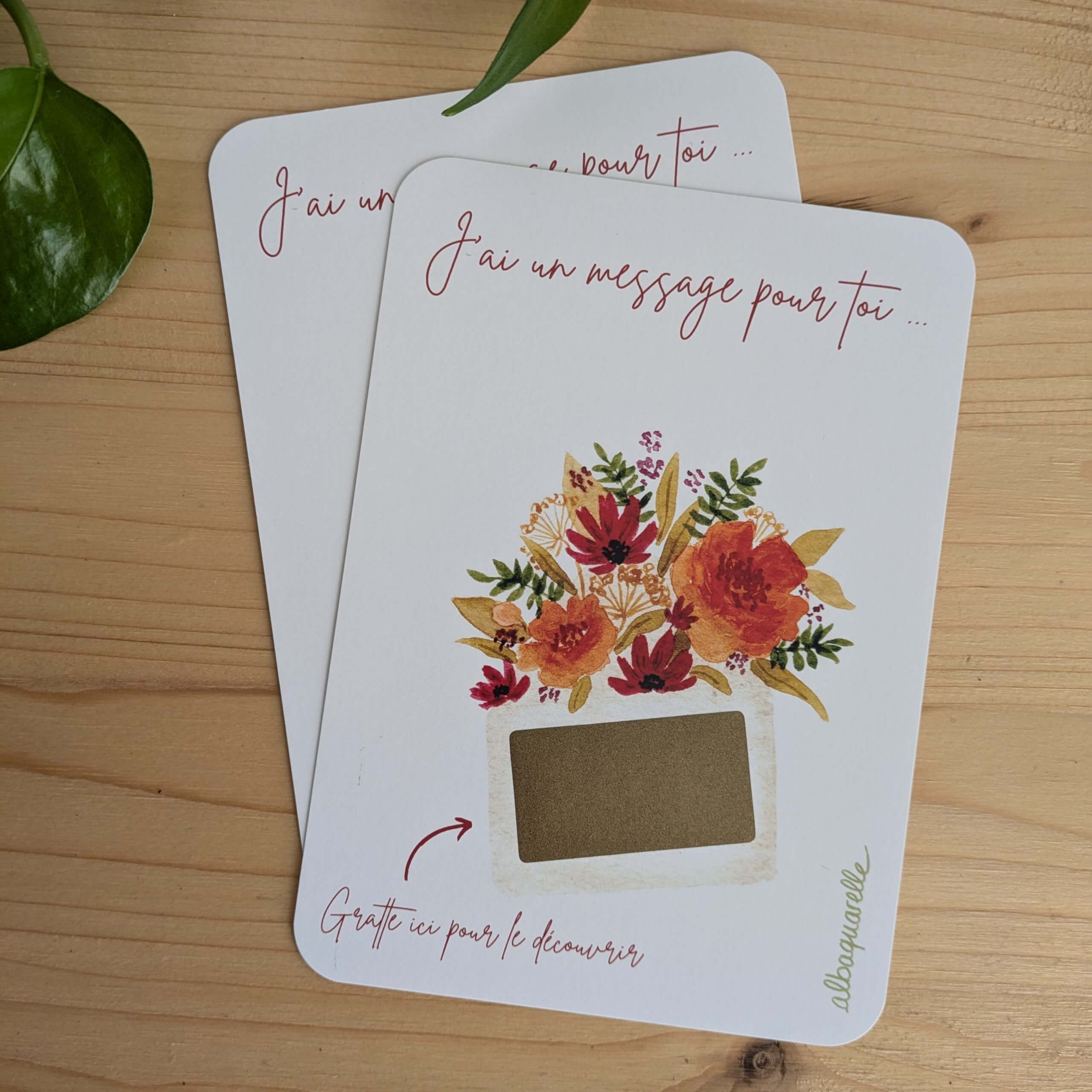 Carte à gratter personnalisable – Image 2