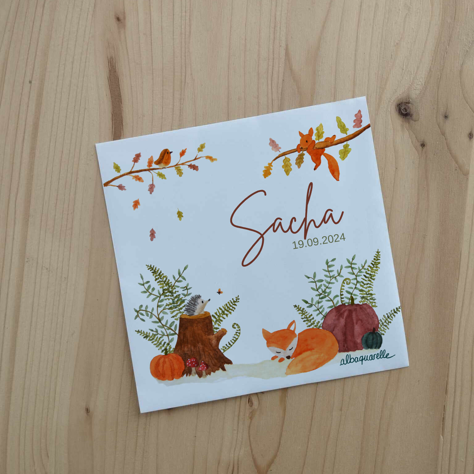 Faire part de Naissance Sacha – Image 2